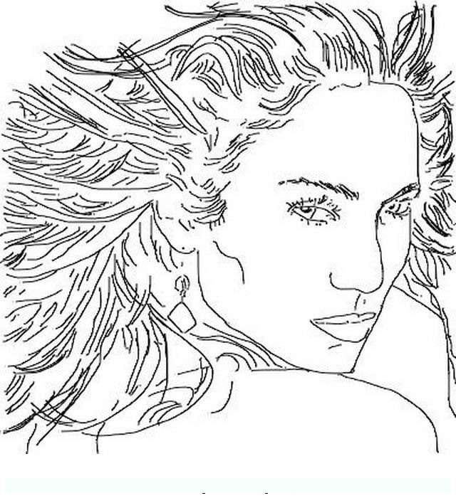 face coloring pages adults - photo #24