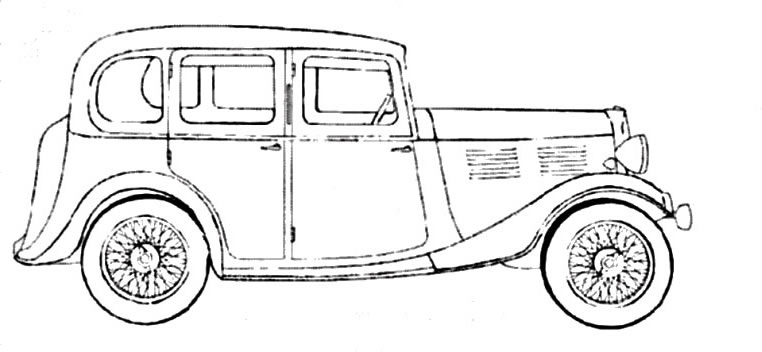 vintage_cars_5 Adult coloring pages
