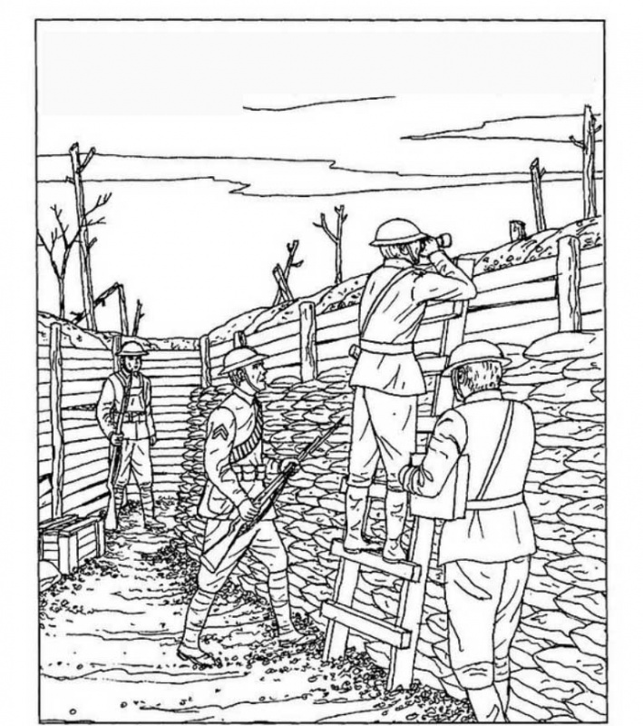 world war i coloring pages - photo #21