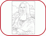 coloring pages famous paintings