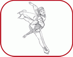 coloring pages figure skating
